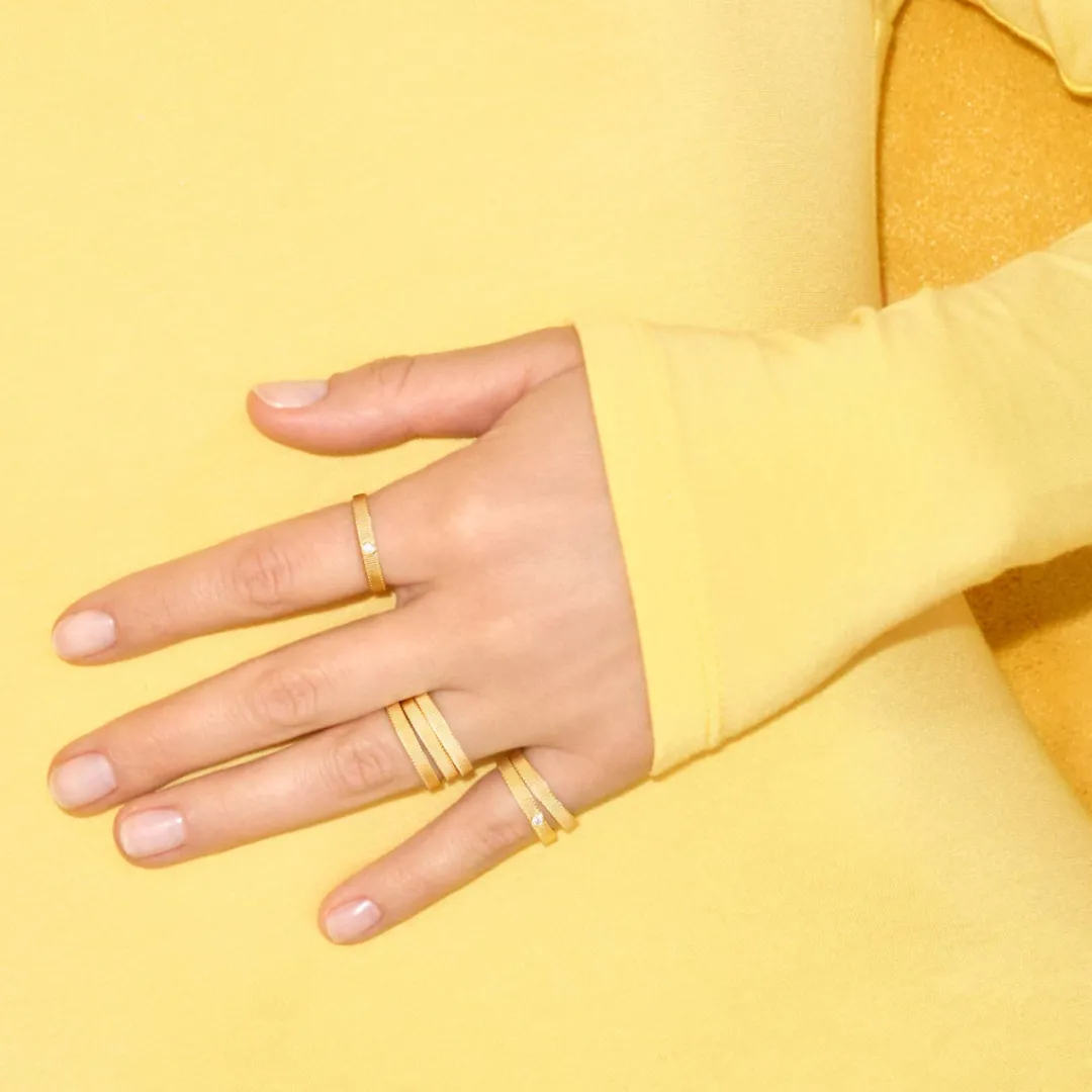 Fashion Arthus Bertrand Bague Or Jaune Ruban