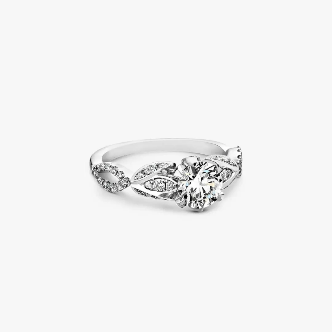 Clearance Arthus Bertrand Bague Solitaire Or Blanc Diamant 1 Carat Élisa