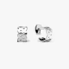 Fashion Arthus Bertrand Boucles d'Oreilles Créoles Argent Enlacé