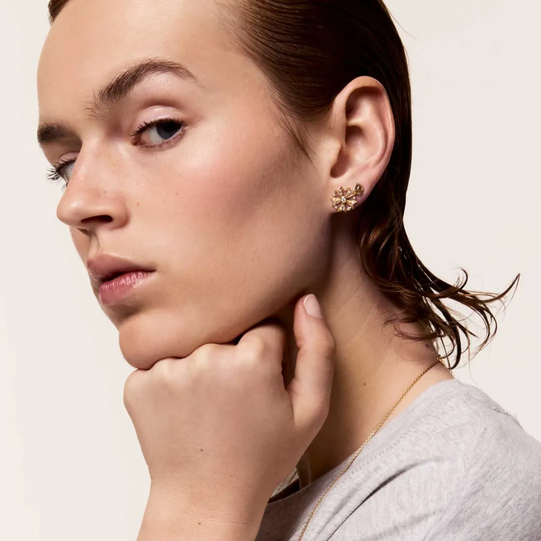 Discount Arthus Bertrand Boucles d'Oreilles Enlacé Petit Modèle