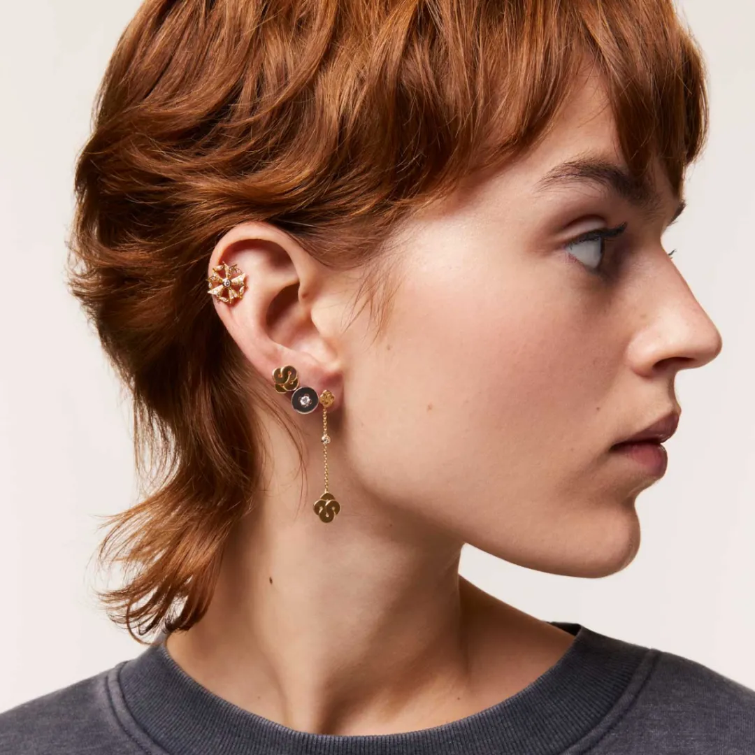 Online Arthus Bertrand Boucles d'oreilles Pendantes Enlacé