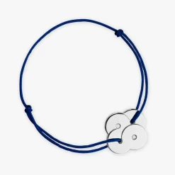 Best Arthus Bertrand Bracelet Cordon Argent Enlacé - Kaki - L