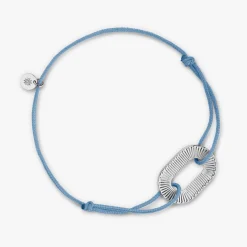 Best Arthus Bertrand Bracelet Cordon Argent Ruban - Noir - L