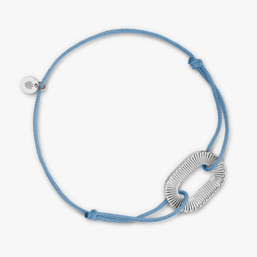Best Arthus Bertrand Bracelet Cordon Argent Ruban - Noir - L