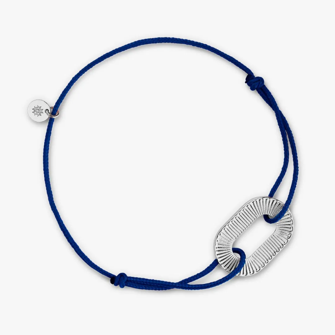 Best Arthus Bertrand Bracelet Cordon Argent Ruban - Noir - L