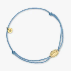 Outlet Arthus Bertrand Bracelet Cordon Or Jaune Miraculeuse - Kaki