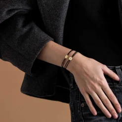 Discount Arthus Bertrand Bracelet Cordon Or Jaune Royale