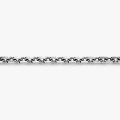 Clearance Arthus Bertrand Chaîne Argent Forçat Rectangle - 70 Cm