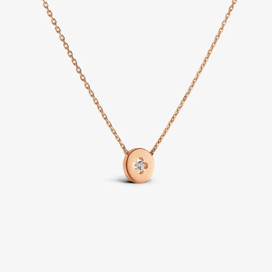 Outlet Arthus Bertrand Collier Or Rose Royale