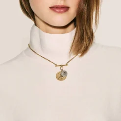 New Arthus Bertrand Collier Trapèze Or Jaune