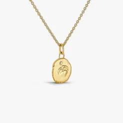 Online Arthus Bertrand Médaille Astro Cancer Or Jaune & Diamant