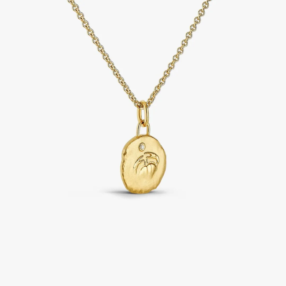 Online Arthus Bertrand Médaille Astro Cancer Or Jaune & Diamant