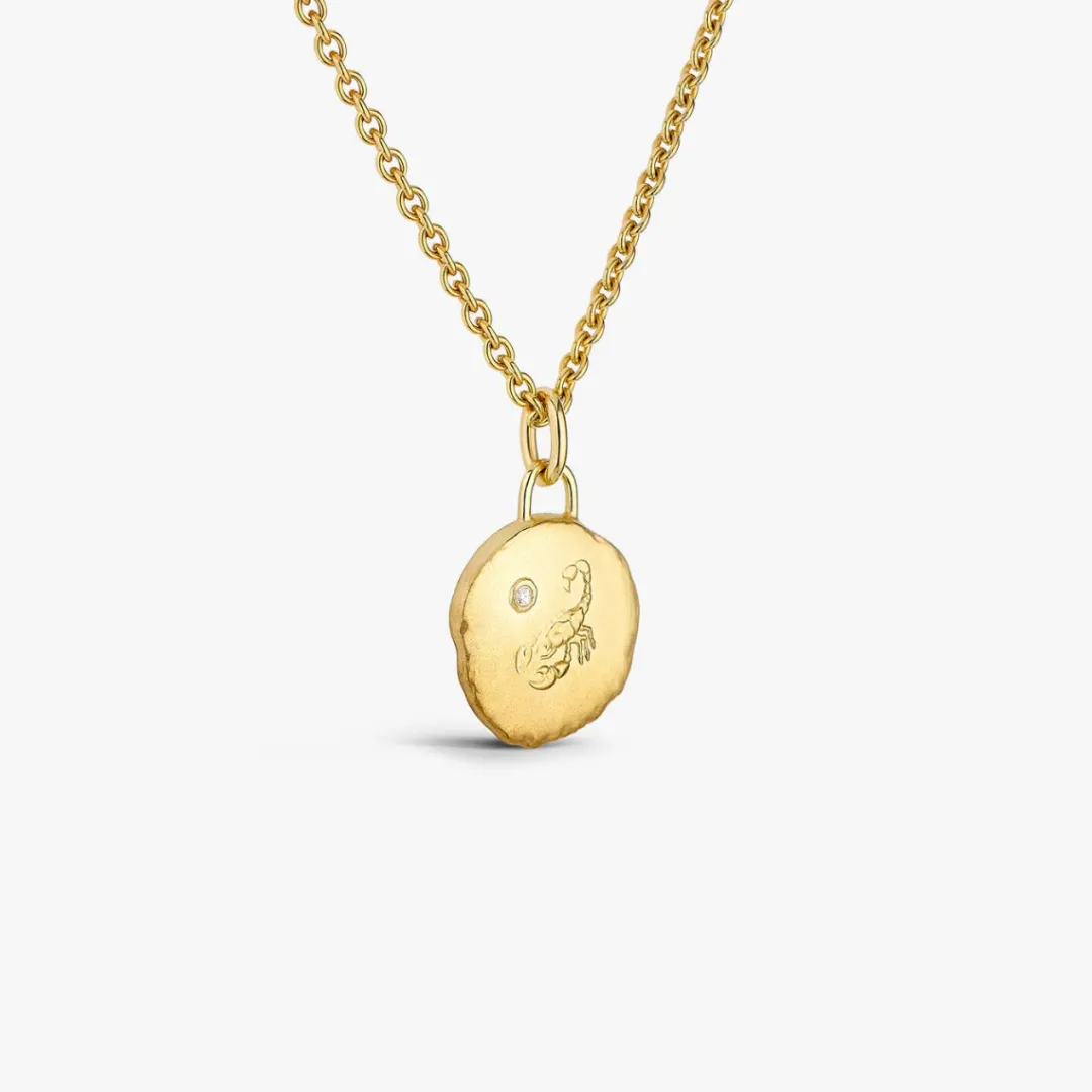 Fashion Arthus Bertrand Médaille Astro Scorpion Or Jaune & Diamant