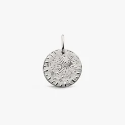 Discount Arthus Bertrand Médaille Or blanc & Diamant Pluie d'Etoiles