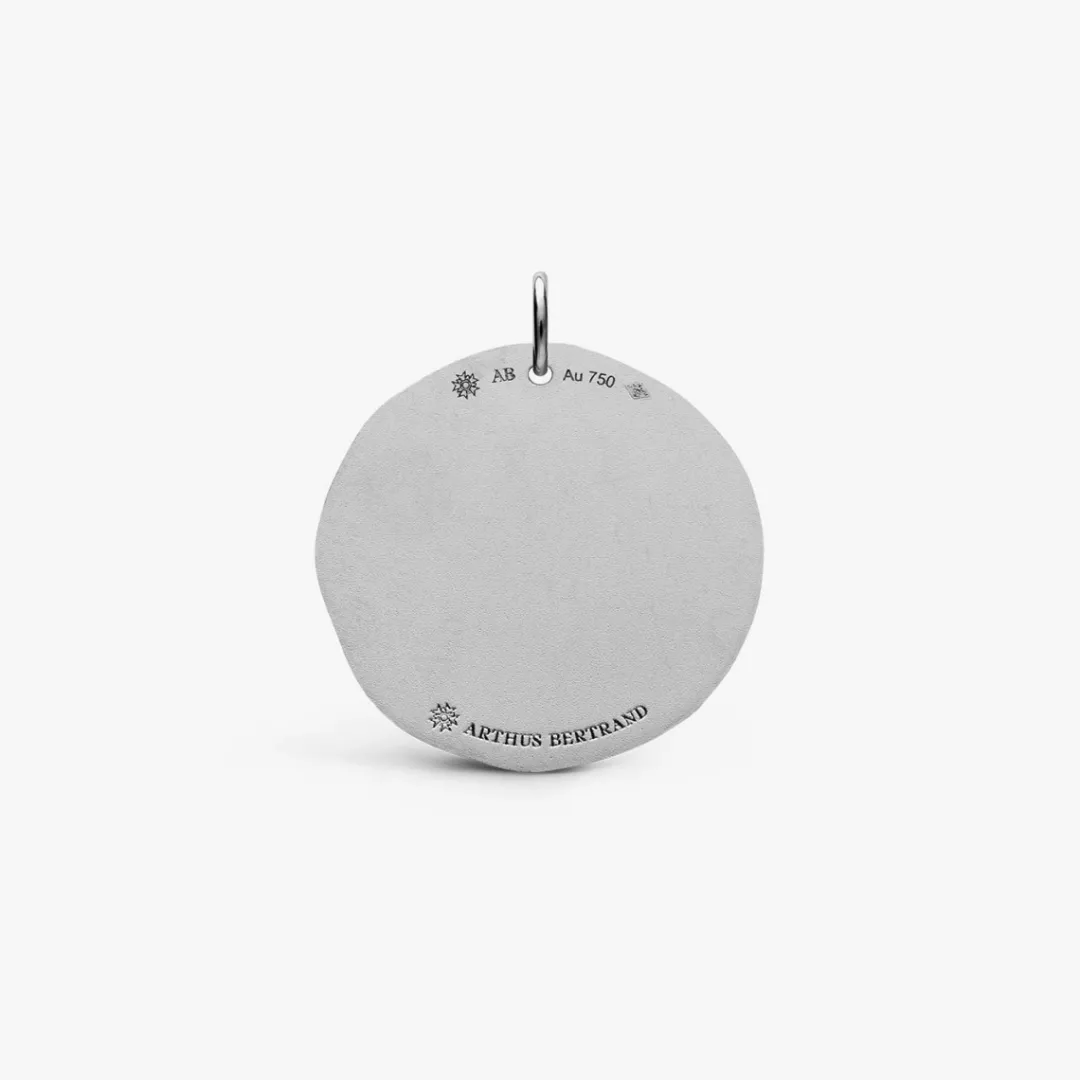 Discount Arthus Bertrand Médaille Or Blanc Le Trèfle