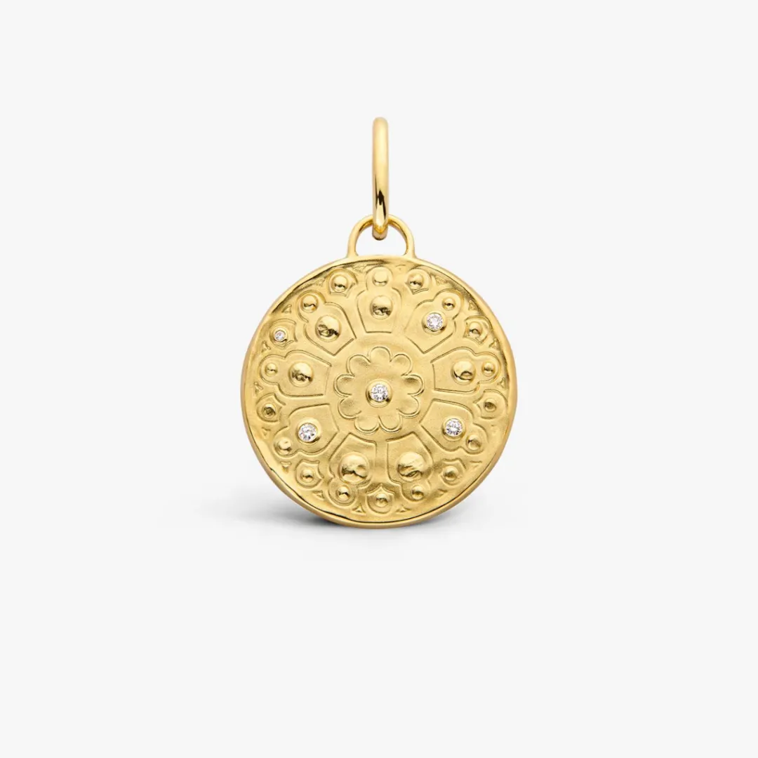 Clearance Arthus Bertrand Médaille Or Jaune & Diamant Rosae