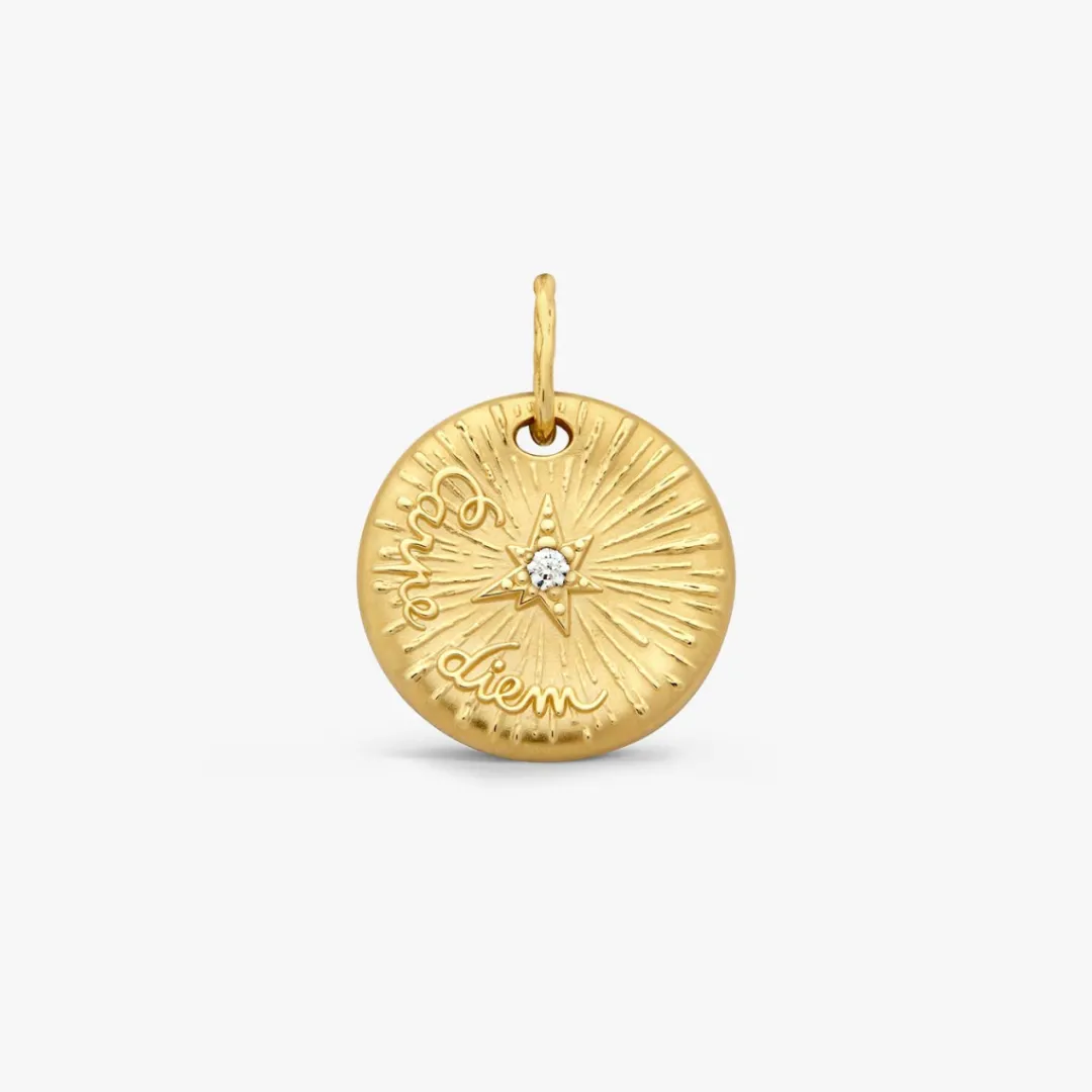 Fashion Arthus Bertrand Médaille Or Jaune & Diamant Carpe Diem