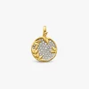 Sale Arthus Bertrand Médaille Or jaune & Pavée Diamants Flora