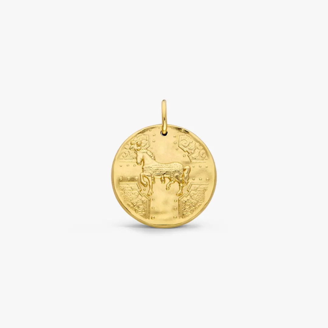 Outlet Arthus Bertrand Médaille Or Jaune Cheval en Majesté