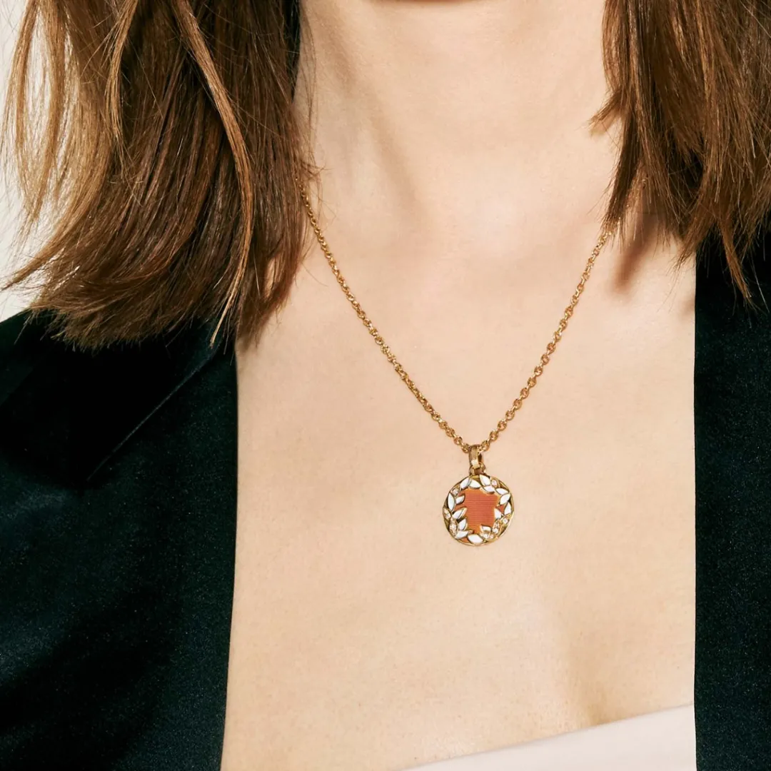 Sale Arthus Bertrand Médaille Or Jaune Gaïa - Rose