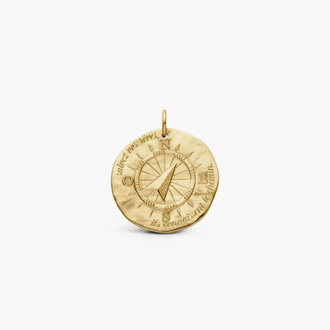 Discount Arthus Bertrand Médaille Or Jaune La Boussole
