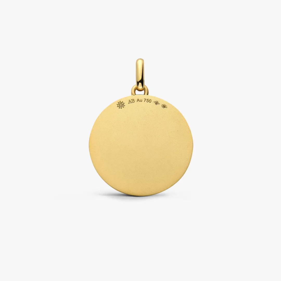 Fashion Arthus Bertrand Médaille Or Jaune Rosae