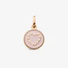 Online Arthus Bertrand Pendentif Cœur Or Rose - Rose Poudré