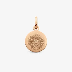 Online Arthus Bertrand Pendentif Cœur Or Rose - Rose Poudré