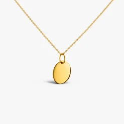 Sale Arthus Bertrand Pendentif Galet Uni Or Jaune