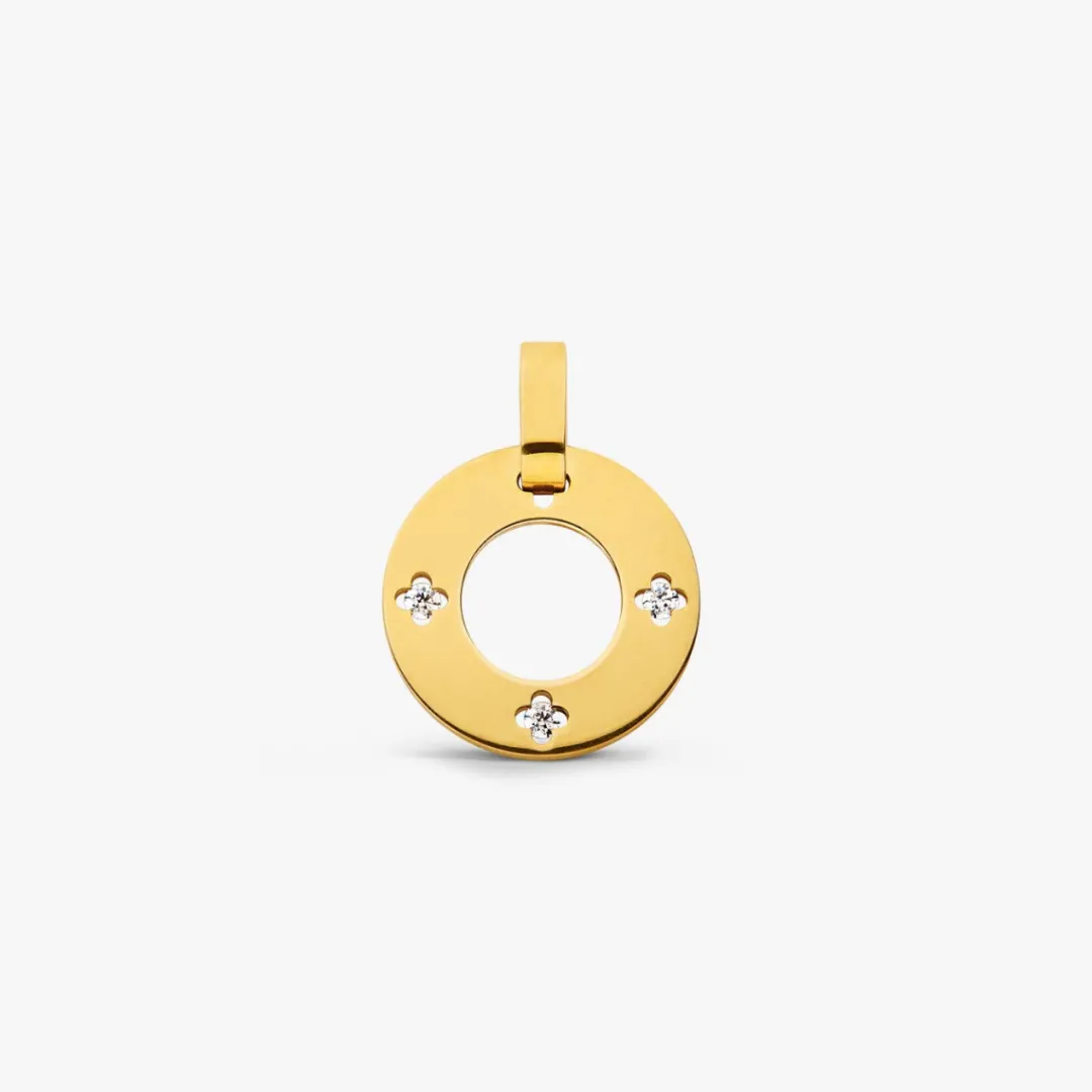 Outlet Arthus Bertrand Pendentif Or Jaune 3 Diamants Royale