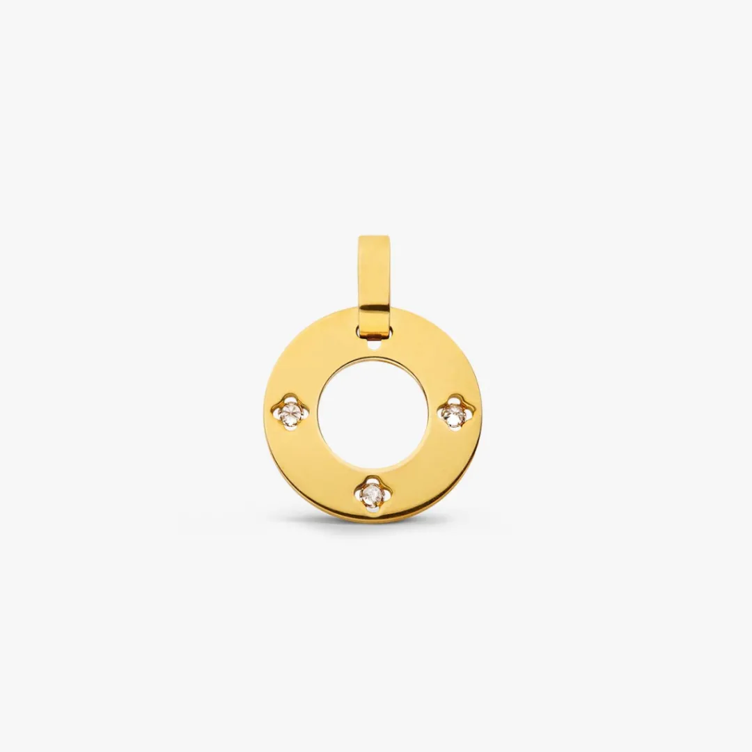 Outlet Arthus Bertrand Pendentif Or Jaune 3 Diamants Royale