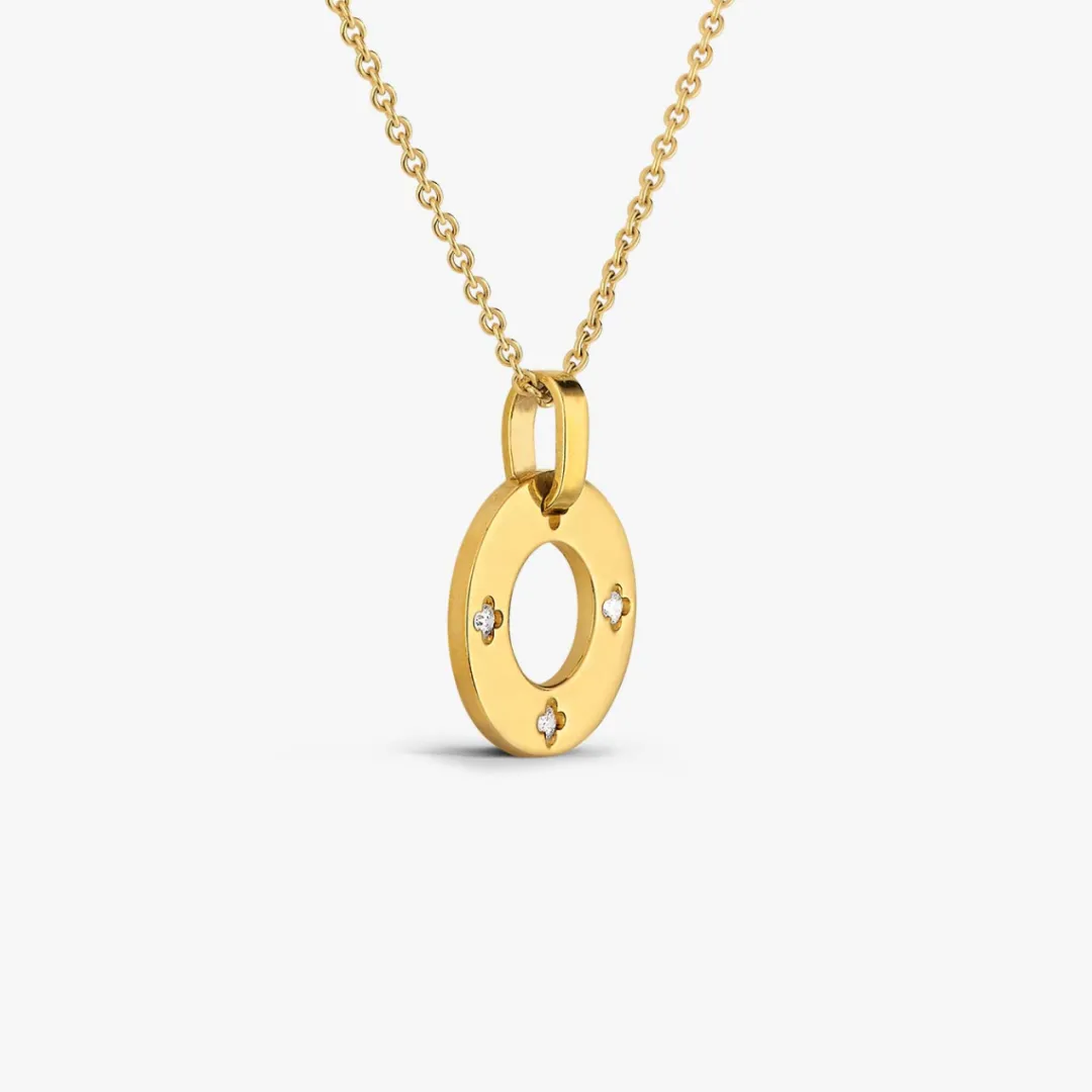 Outlet Arthus Bertrand Pendentif Or Jaune 3 Diamants Royale