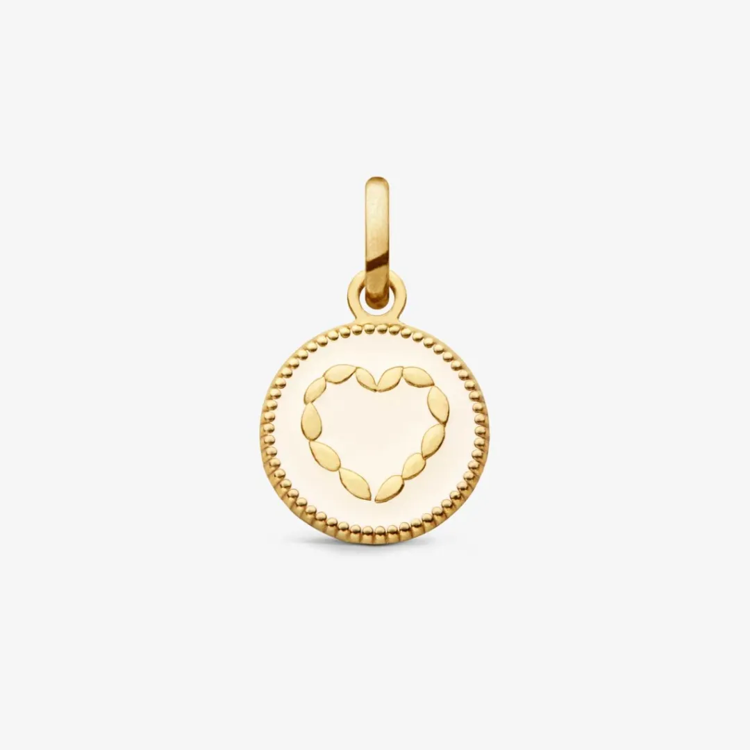 Online Arthus Bertrand Pendentif Or Jaune Cœur - Ivoire