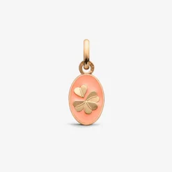Online Arthus Bertrand Pendentif Or Rose Trèfle - Pêche
