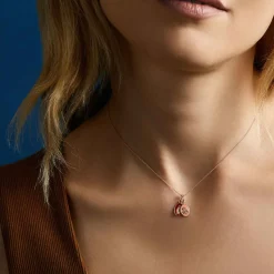 Online Arthus Bertrand Pendentif Or Rose Trèfle - Pêche
