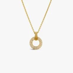 Discount Arthus Bertrand Pendentif Ruban Or Jaune et Pavé Diamants