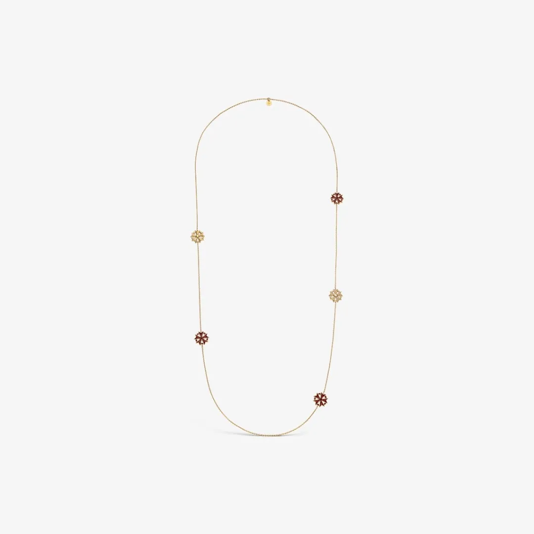 Sale Arthus Bertrand Sautoir Gloria Étoilée Rouge