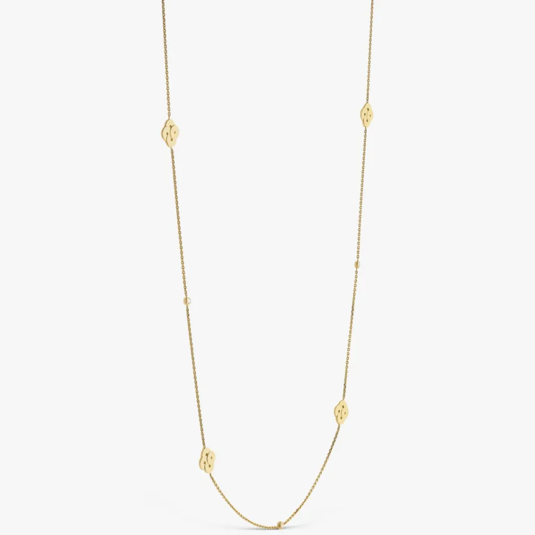 Sale Arthus Bertrand Sautoir Or Jaune & Diamants Enlacé